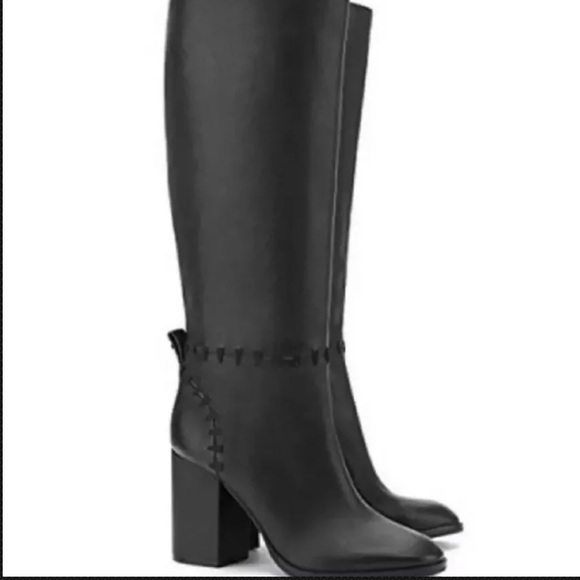 🚨SOLD🚨TORY BURCH Black Contraire 90mm Boots - Picture 4 of 8